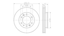 Disc frana Ford RANGER (TKE) 2011-2016 #2 1727183