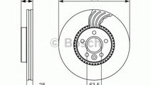 Disc frana FORD S-MAX (WA6) (2006 - 2016) BOSCH 0 ...