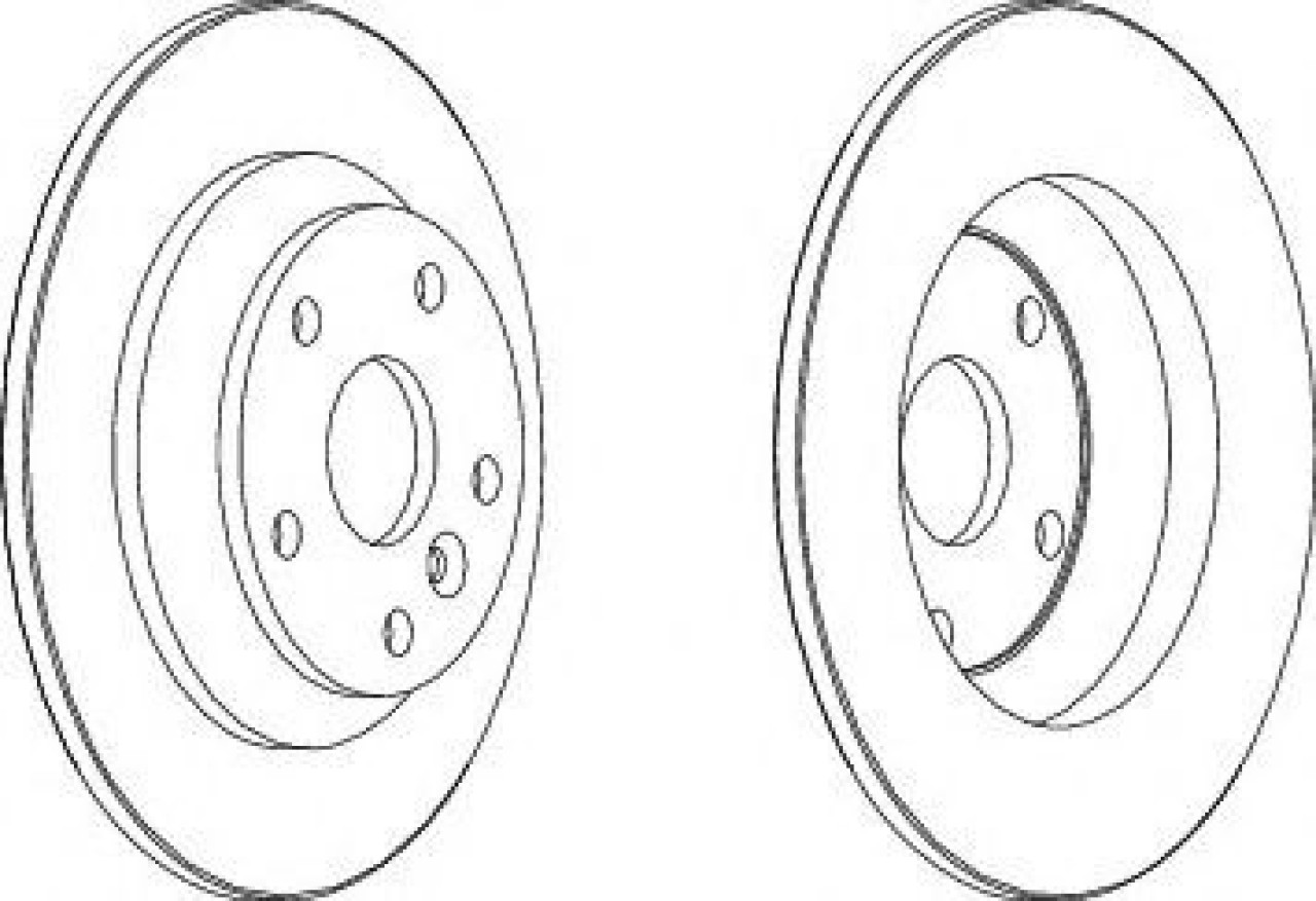 Disc frana FORD S-MAX (WA6) (2006 - 2016) FERODO DDF1616 piesa NOUA