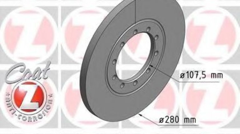 Disc frana FORD TRANSIT bus (2006 - 2014) ZIMMERMANN 250.1359.20 piesa NOUA