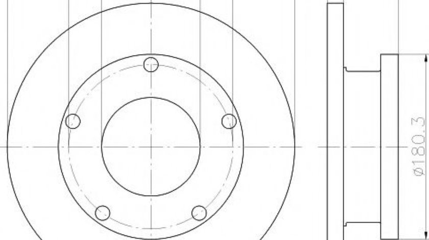 Disc frana FORD TRANSIT caroserie (2006 - 2014) TEXTAR 92159100 piesa NOUA