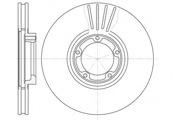 Disc frana FORD TRANSIT caroserie (E) (1994 - 2000) REMSA 6519.10 piesa NOUA