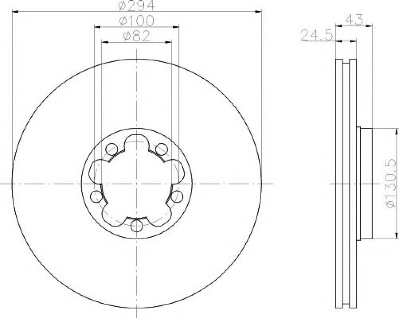 Disc frana FORD TRANSIT caroserie (FA) (2000 - 2006) TEXTAR 92103803 piesa NOUA