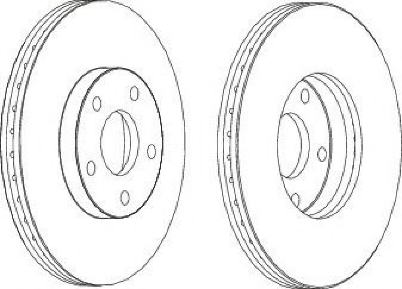 Disc frana FORD TRANSIT CONNECT caroserie (2013 - 2016) FERODO DDF1172 piesa NOUA