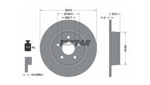 Disc frana Ford TRANSIT CONNECT (P65_, P70_, P80_)...
