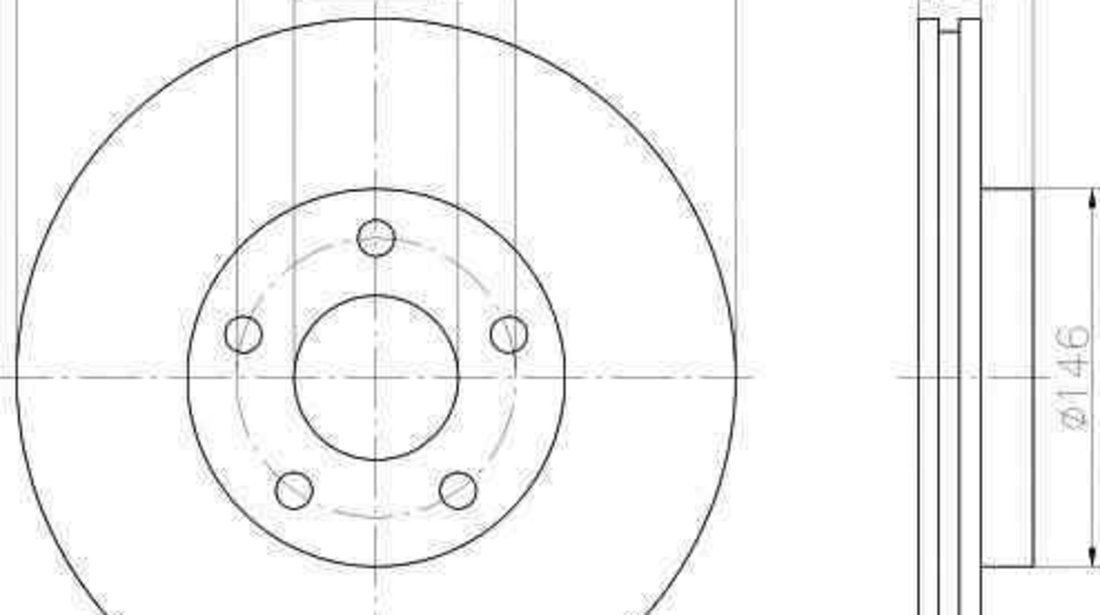 Disc frana FORD TRANSIT CONNECT (P65_, P70_, P80_) TEXTAR 92124800