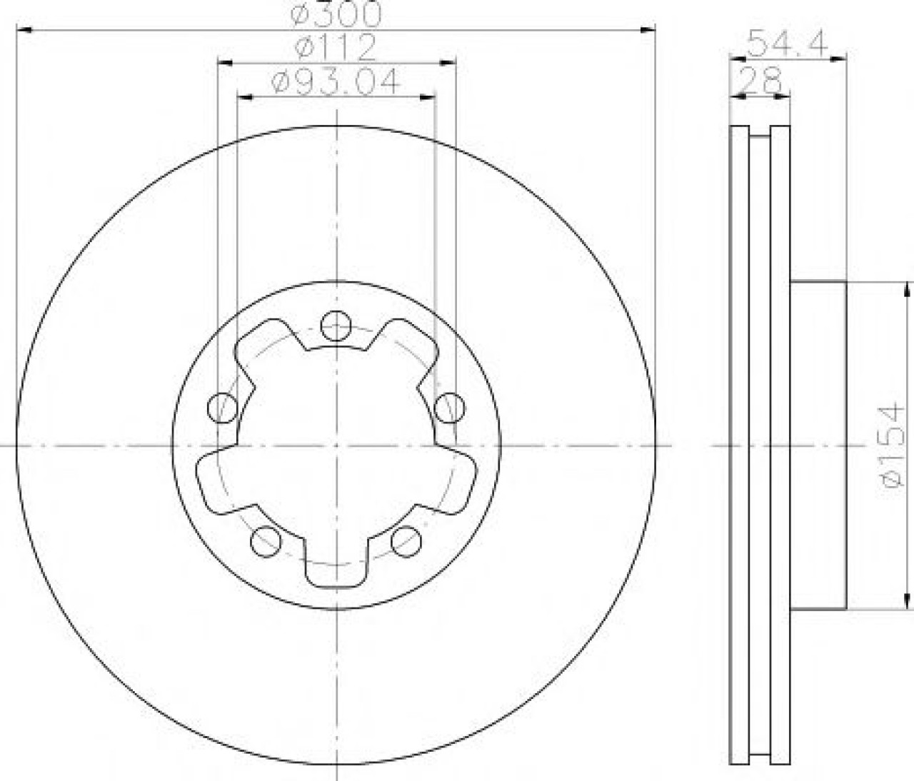 Disc frana FORD TRANSIT platou / sasiu (2006 - 2014) TEXTAR 92151903 piesa NOUA