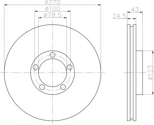 Disc frana FORD TRANSIT platou / sasiu (E) (1994 - 2000) TEXTAR 92088200 piesa NOUA