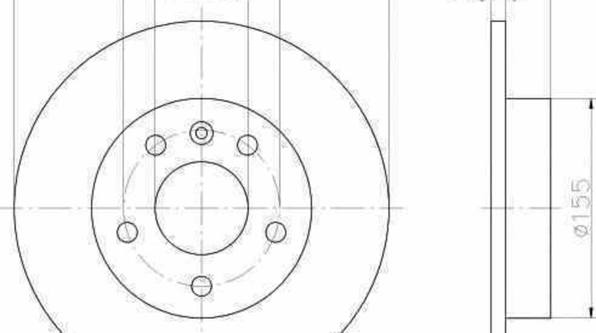 Disc frana HOLDEN ZAFIRA TT TEXTAR 92092103