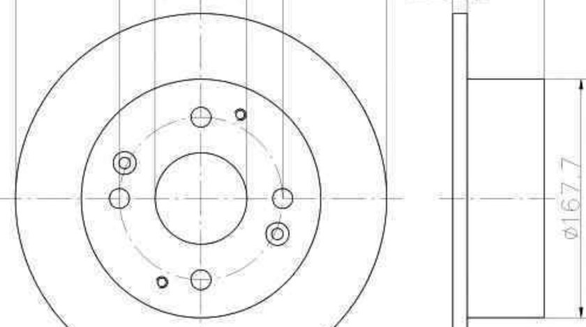 Disc frana HONDA ACCORD VI (CG, CK) TEXTAR 92138600