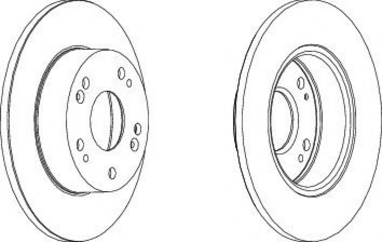 Disc frana HONDA ACCORD VII (CM) (2002 - 2008) FERODO DDF1390C piesa NOUA