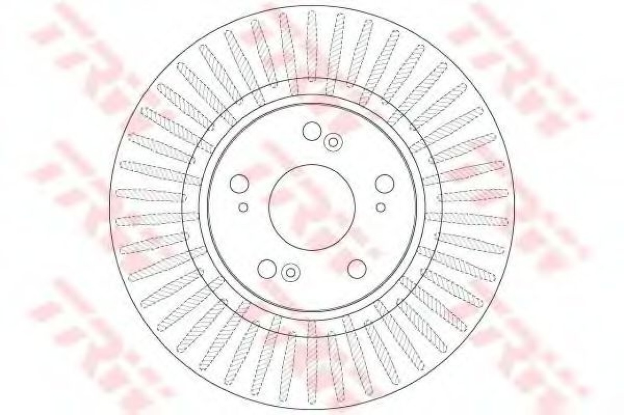 Disc frana HONDA ACCORD VIII TOURER (2008 - 2016) TRW DF6432S piesa NOUA