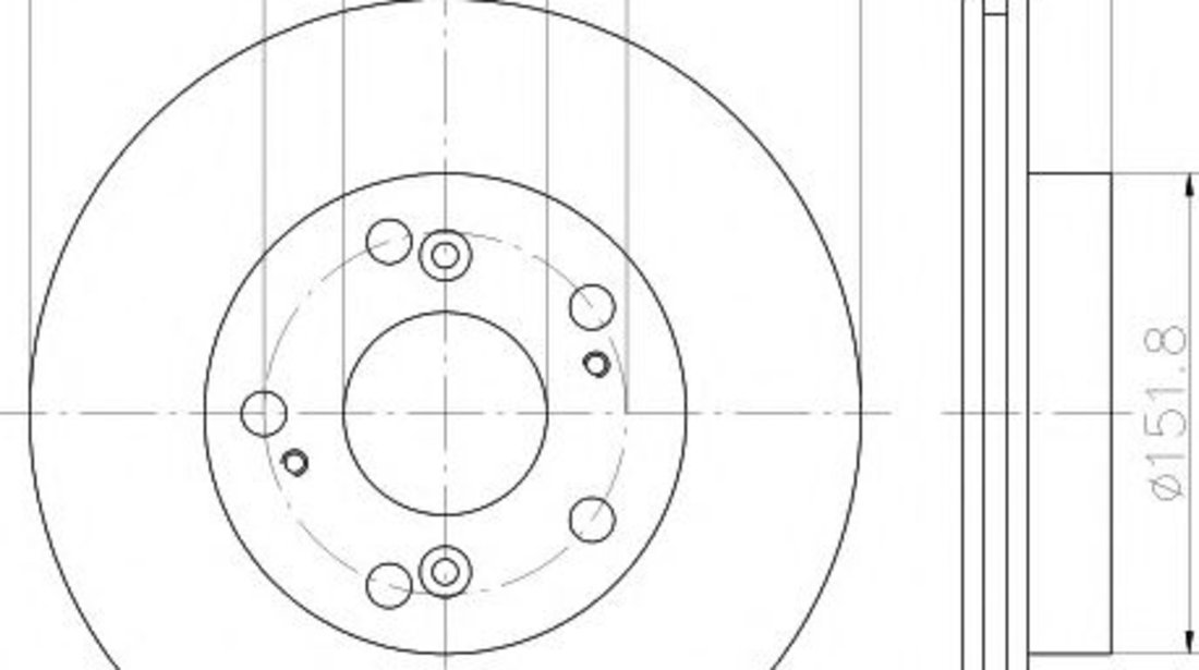 Disc frana HONDA CIVIC VII Hatchback (EU, EP, EV) (1999 - 2006) HELLA PAGID 8DD 355 115-341 piesa NOUA