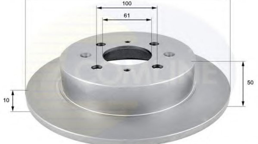 Disc frana HONDA CIVIC VII Limuzina (ES) (2000 - 2006) COMLINE ADC0543 piesa NOUA