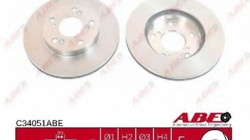 Disc frana HONDA CIVIC VIII Limuzina (FD, FA) (2005 - 2012) ABE C34051ABE piesa NOUA