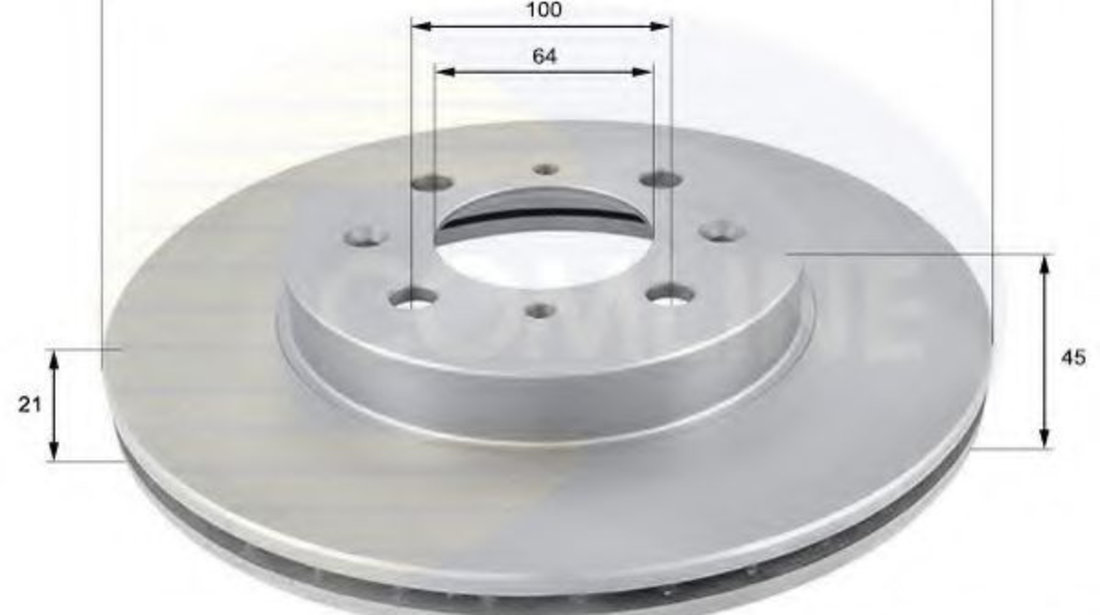 Disc frana HONDA CIVIC VIII Limuzina (FD, FA) (2005 - 2012) COMLINE ADC0506V piesa NOUA