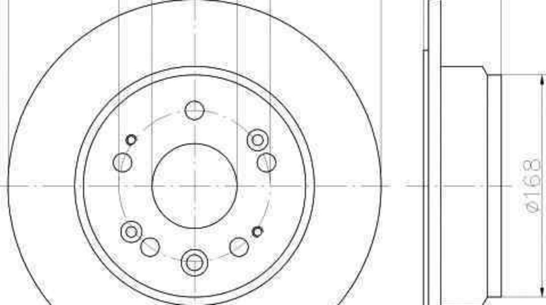 Disc frana HONDA CR-V II (RD_) TEXTAR 92165700