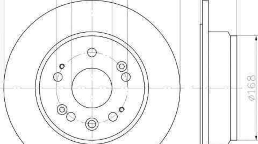 Disc frana HONDA CR-V II (RD_) TEXTAR 92165700