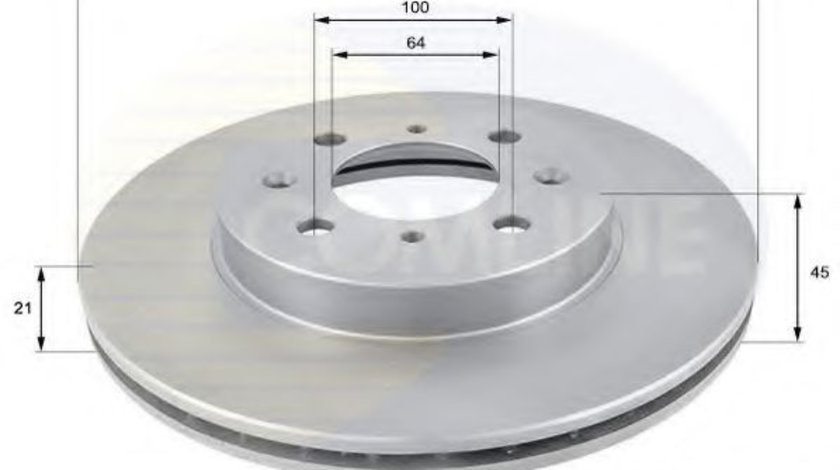 Disc frana HONDA INSIGHT (ZE) (2009 - 2016) COMLINE ADC0506V piesa NOUA