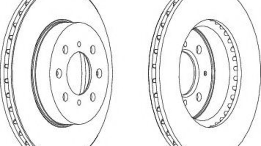 Disc frana HONDA INSIGHT (ZE) (2009 - 2016) FERODO DDF492 piesa NOUA