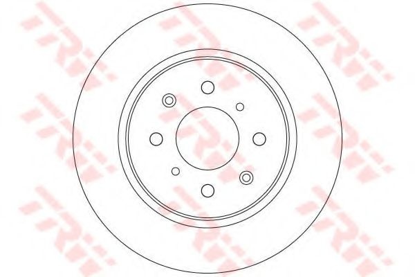 Disc frana HONDA JAZZ III (GE) (2007 - 2013) TRW DF6318 piesa NOUA