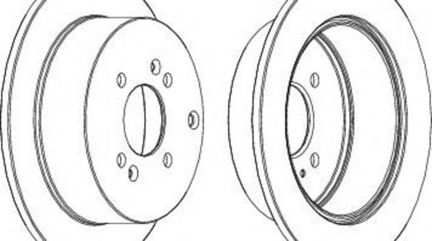 Disc frana HYUNDAI ACCENT III limuzina (MC) (2005 - 2010) FERODO DDF1794C-1 piesa NOUA