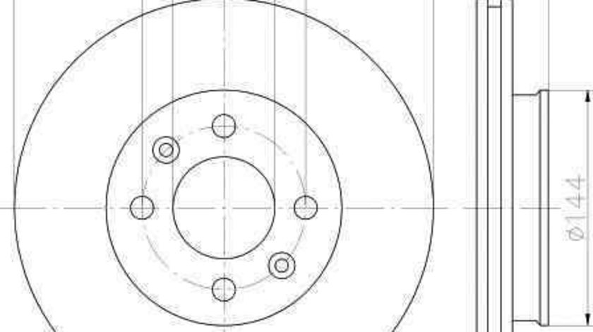 Disc frana HYUNDAI ACCENT IV limuzina (RB) TEXTAR 92237903