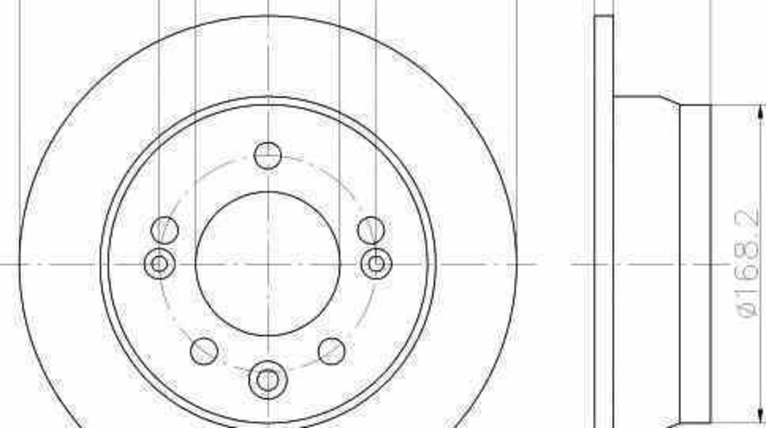 Disc frana HYUNDAI (BEIJING) ix35 TEXTAR 92161700