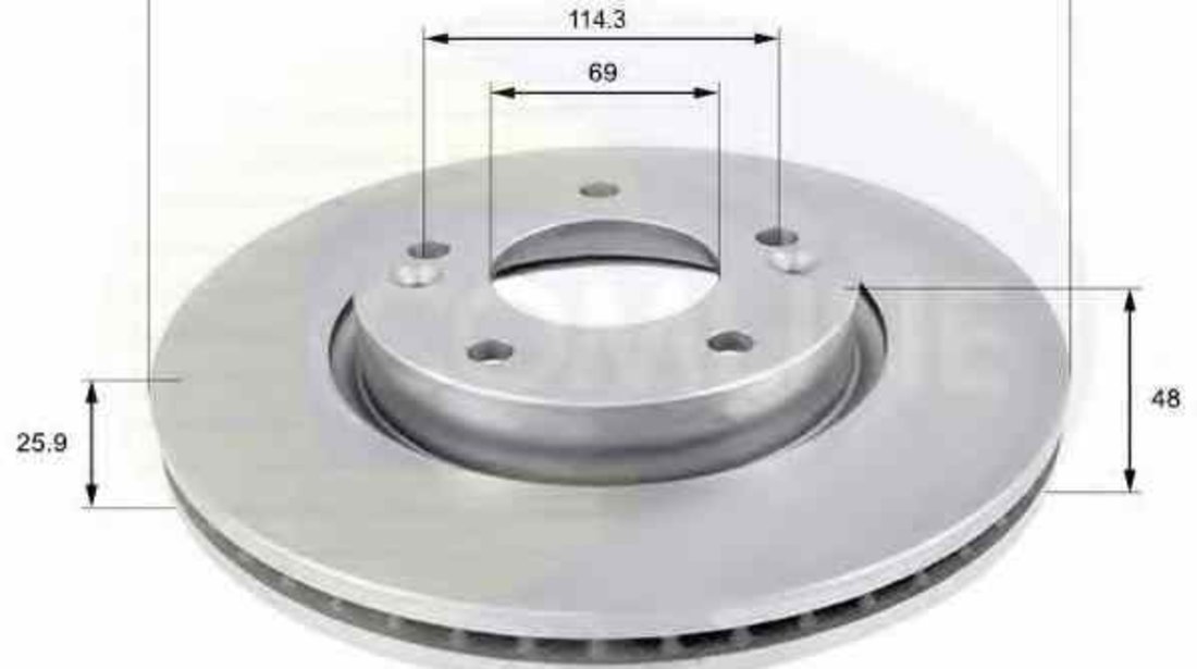 Disc frana HYUNDAI COUPE GK COMLINE ADC1041V