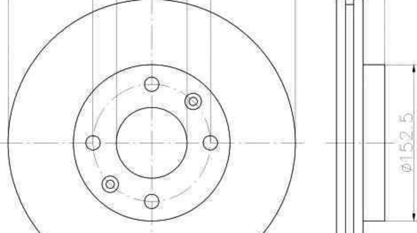 Disc frana HYUNDAI ELANTRA limuzina (HD) TEXTAR 92136600