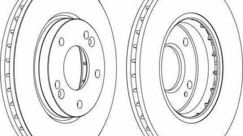 Disc frana HYUNDAI GALLOPER I FERODO DDF1239