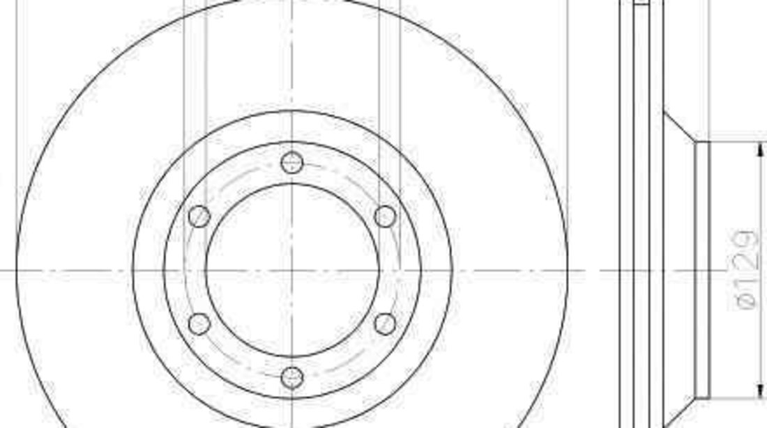 Disc frana HYUNDAI GALLOPER II (JK-01) TEXTAR 92149400