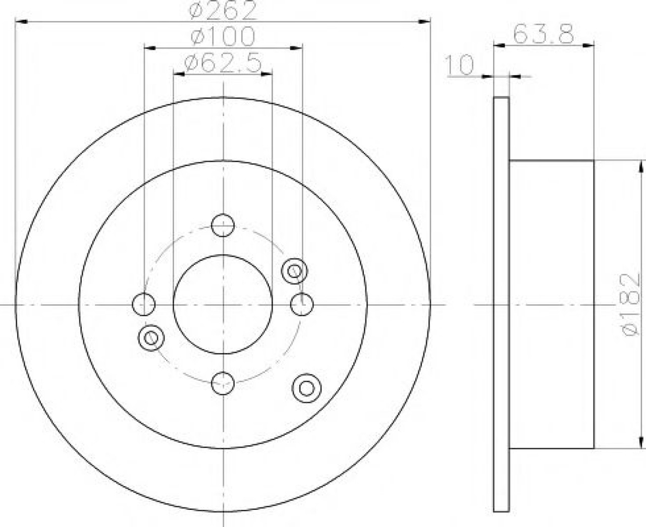 Disc frana HYUNDAI GETZ (TB) (2002 - 2010) TEXTAR 92161303 piesa NOUA