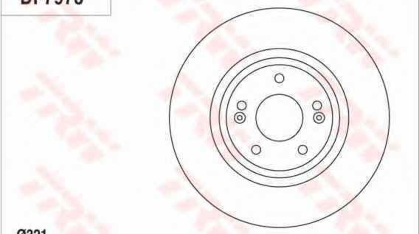 Disc frana HYUNDAI GRAND SANTA FÉ TRW DF7973