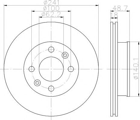 Disc frana HYUNDAI i10 (PA) (2007 - 2013) TEXTAR 92147103 piesa NOUA