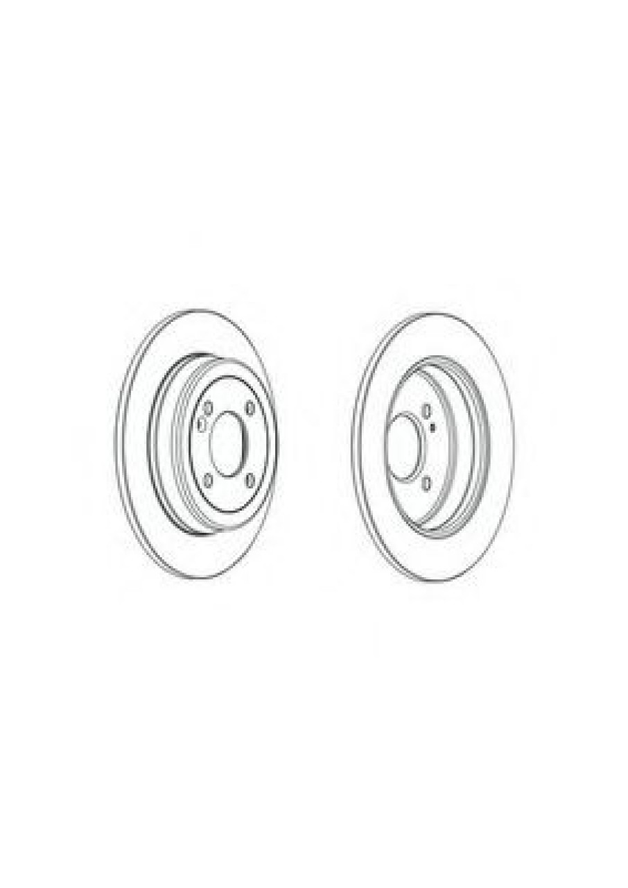 Disc frana HYUNDAI i20 (GB) (2014 - 2016) FERODO DDF2090C piesa NOUA
