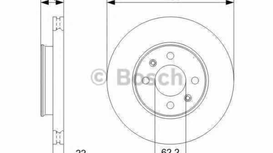 Disc frana HYUNDAI i20 PB PBT BOSCH 0 986 479 367