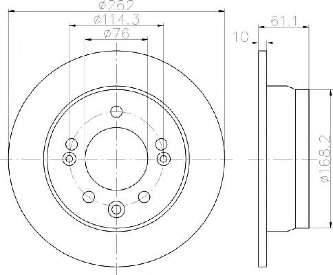 Disc frana HYUNDAI i30 CW (FD) (2007 - 2012) TEXTAR 92161703 piesa NOUA