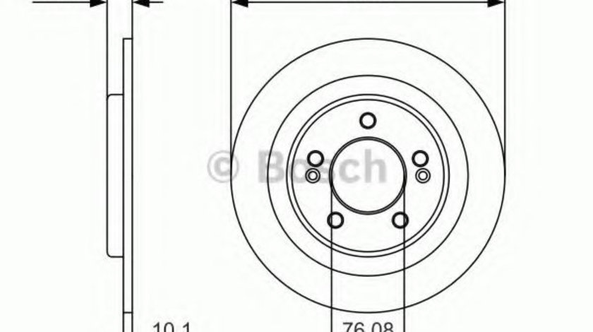 Disc frana HYUNDAI i30 CW (GD) (2012 - 2016) BOSCH 0 986 479 A47 piesa NOUA