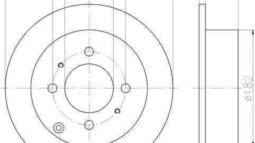 Disc frana HYUNDAI SONATA IV (EF) TEXTAR 92130900