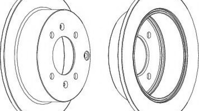 Disc frana HYUNDAI SONATA V (NF) (2005 - 2010) FERODO DDF1448 piesa NOUA