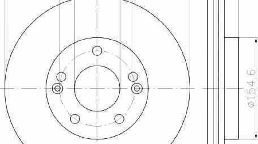 Disc frana HYUNDAI SONATA V (NF) TEXTAR 92161600