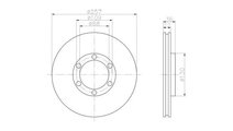 Disc frana Isuzu TROOPER (UBS) 1983-1991 #2 095577...