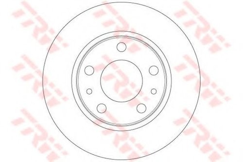 Disc frana IVECO DAILY III caroserie inchisa/combi (1997 - 2007) TRW DF6412 piesa NOUA