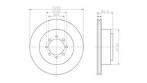 Disc frana Iveco DAILY IV autobasculanta 2006-2011...