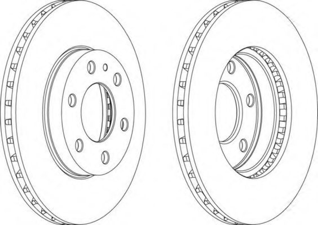 Disc frana IVECO DAILY IV platou / sasiu (2006 - 2011) JURID 569165J piesa NOUA