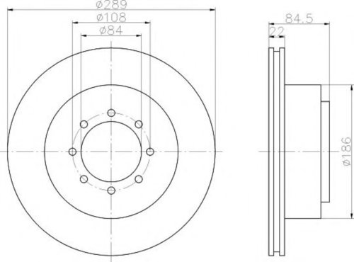 Disc frana IVECO DAILY V caroserie inchisa/combi (2011 - 2014) TEXTAR 93089600 piesa NOUA
