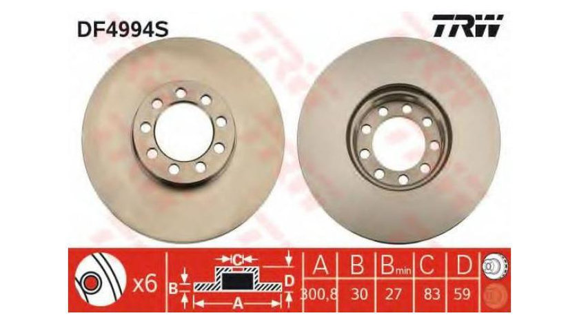 Disc frana Iveco DAILY V caroserie inchisa/combi 2011-2014 #2 0986479A23