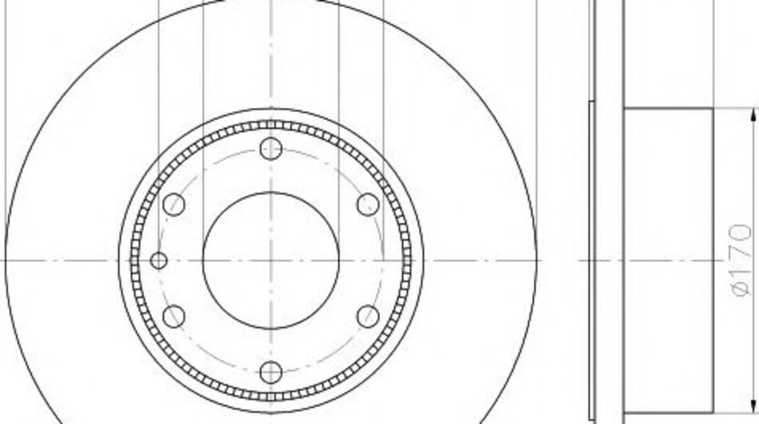 Disc frana IVECO DAILY V caroserie inchisa/combi (2011 - 2014) TEXTAR 93177500 piesa NOUA