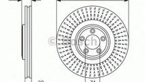 Disc frana JAGUAR S-TYPE (CCX) (1999 - 2009) BOSCH...